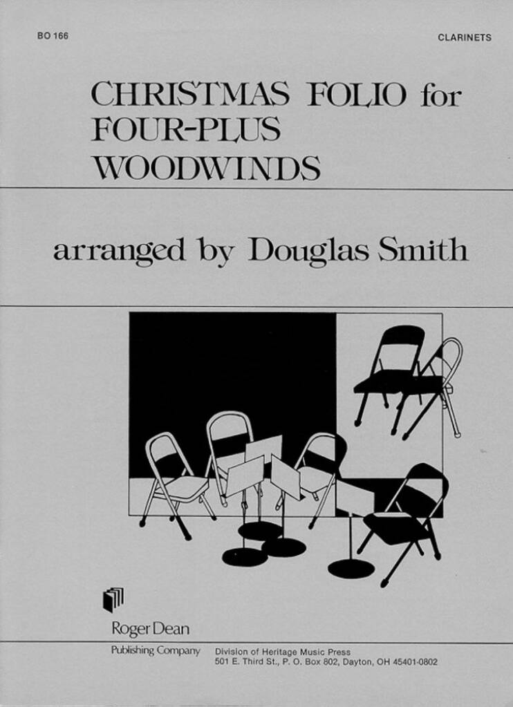 Christmas Folio For Four-Plus Woodwinds